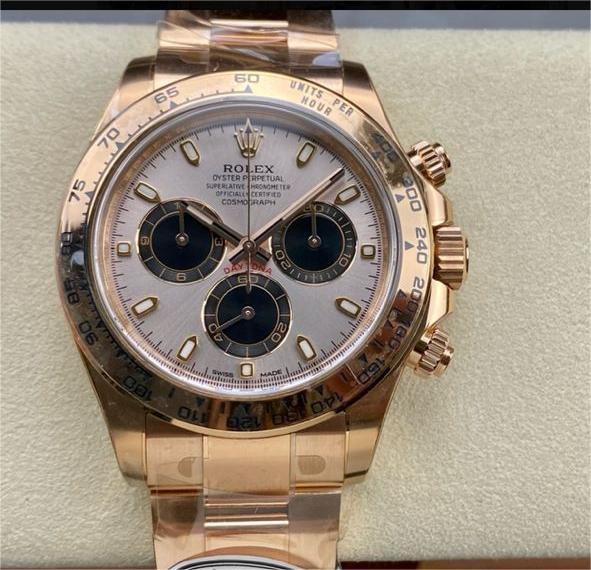 Clean Factory Rolex Daytona 116505-0003 40MM Full Rose Gold Black Eye Pink Dial 1 0b306c79 aa17 4330 990a 0e42f8904720 Clean Factory Watch