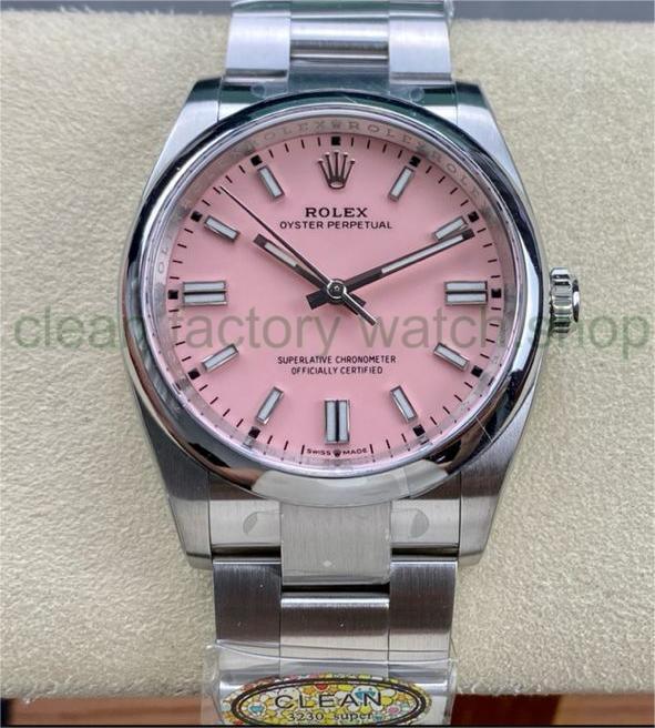 Clean Factory Rolex Oyster Perpetual 126000-0008 36MM Full 904L Pink Dial 1 0c948a38 19c6 4306 9fd5 4641f05c415b Clean Factory Watch