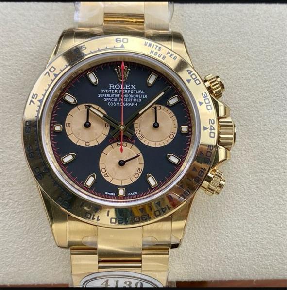 Clean Factory Rolex Daytona 116508-0009 40MM Full Gold,Gold Eye,Red Second Hand Black Dial 1 299e0e00 3171 4052 a954 0bfb09f48103 Clean Factory Watch