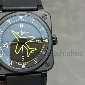 M+ Factory Bell & Ross BR 03 BR03A-CPS-CE-SRB 41mm Ceramic Rubber strap Black Dial 10 365d0679 1ee6 4647 9a6b 891fe6f357c6 Clean Factory Watch