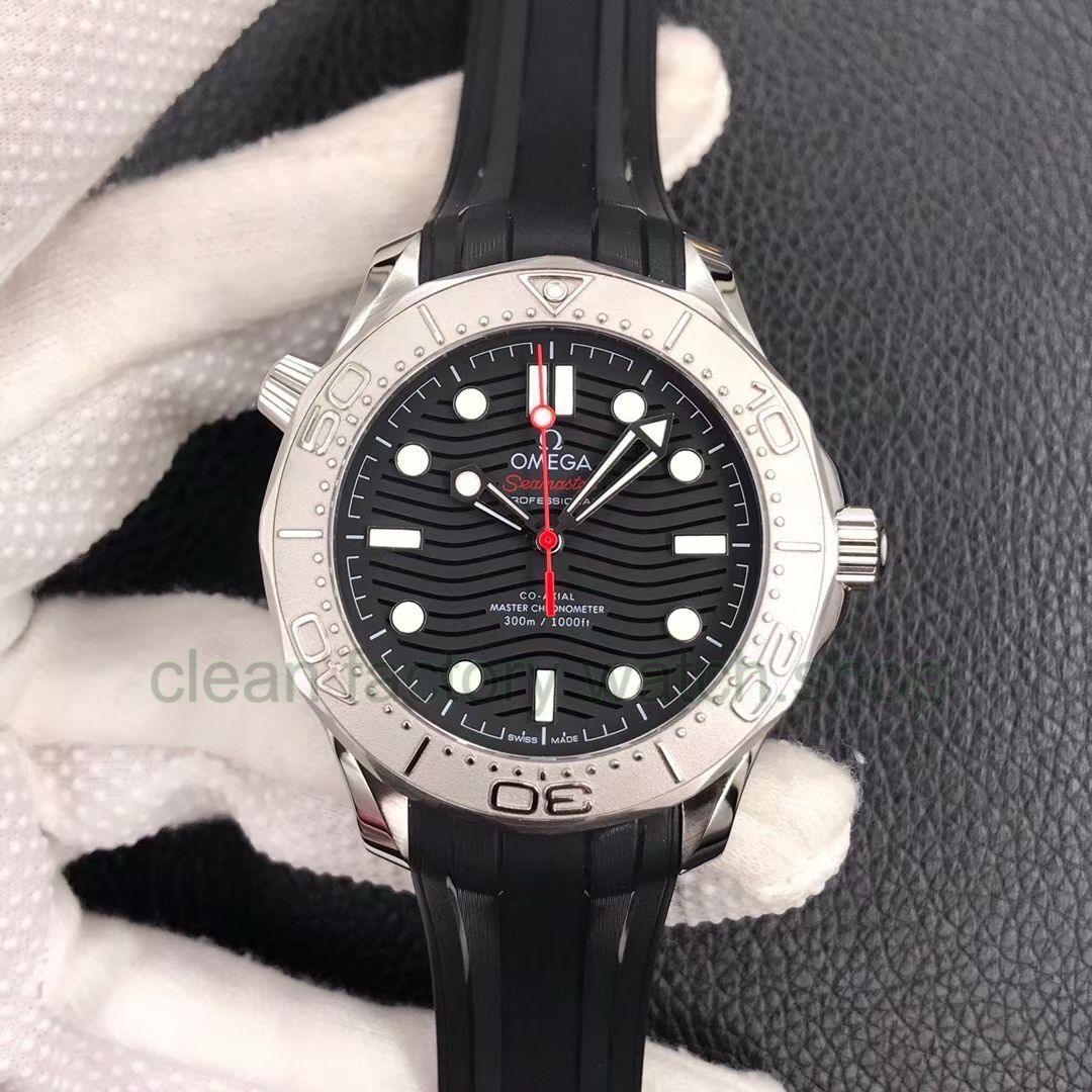 VS Factory Omega Seamaster Diver 300 M 210.32.42.20.01.002 42mm Steel Rubber Strap Black Dial 1 3cfce009 a8d3 489b 896d e13211072849 Clean Factory Watch