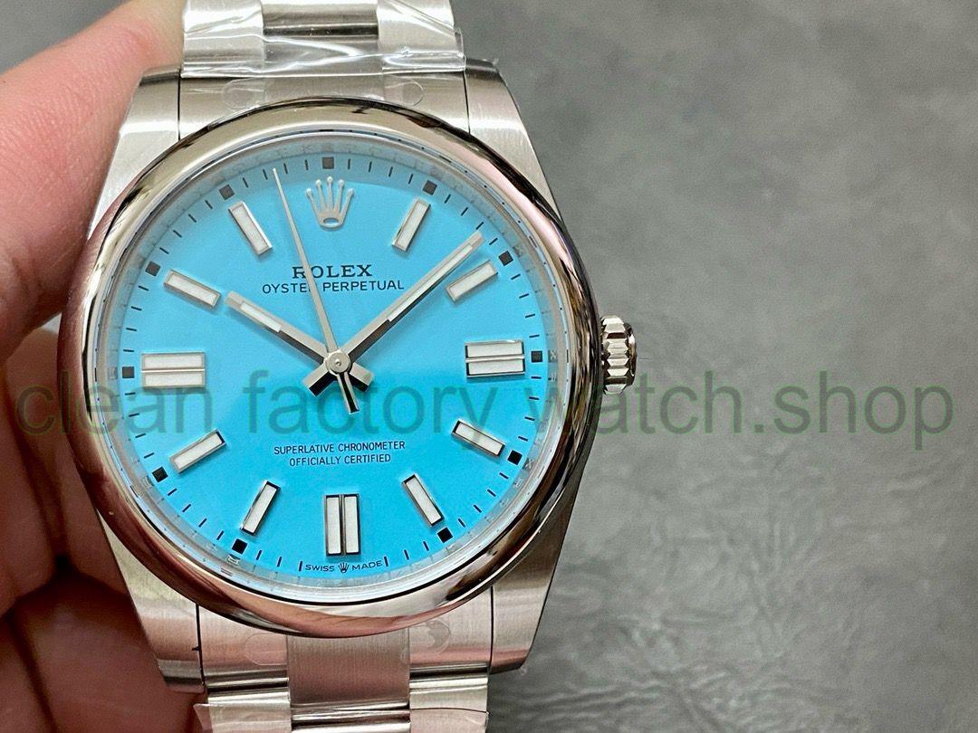 Clean Factory Rolex Oyster Perpetual 126000-0006 36MM Full 904L Sky Blue Dial 1 4794b329 8af5 4ccf 8c42 e06de558acb8 Clean Factory Watch