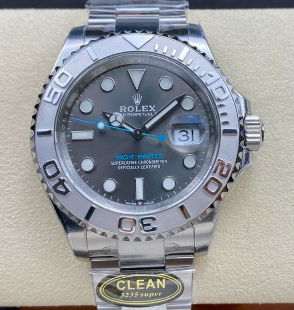 Clean Factory Rolex Yacht-Master 126622-0001 40mm 904L&Platinum Grey Dial 1 52c405a4 c708 43db a33a 9c3a7bdbea40 Clean Factory Watch