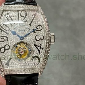 ABF Factory Franck Muller Tourbillon 44mm Diamond&Steel Leather Strap White Diamond Dial 5 55660ac3 ee16 417c b5e0 6dcfbc544fb7 Clean Factory Watch