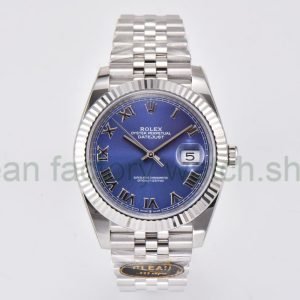 Clean Factory Rolex Datejust 126234 36MM Full 904L Roman Numerals Aubergine Purple Dial Jubilee 20 5dbe8032 6841 45c4 97e2 98121d24aba3 Clean Factory Watch