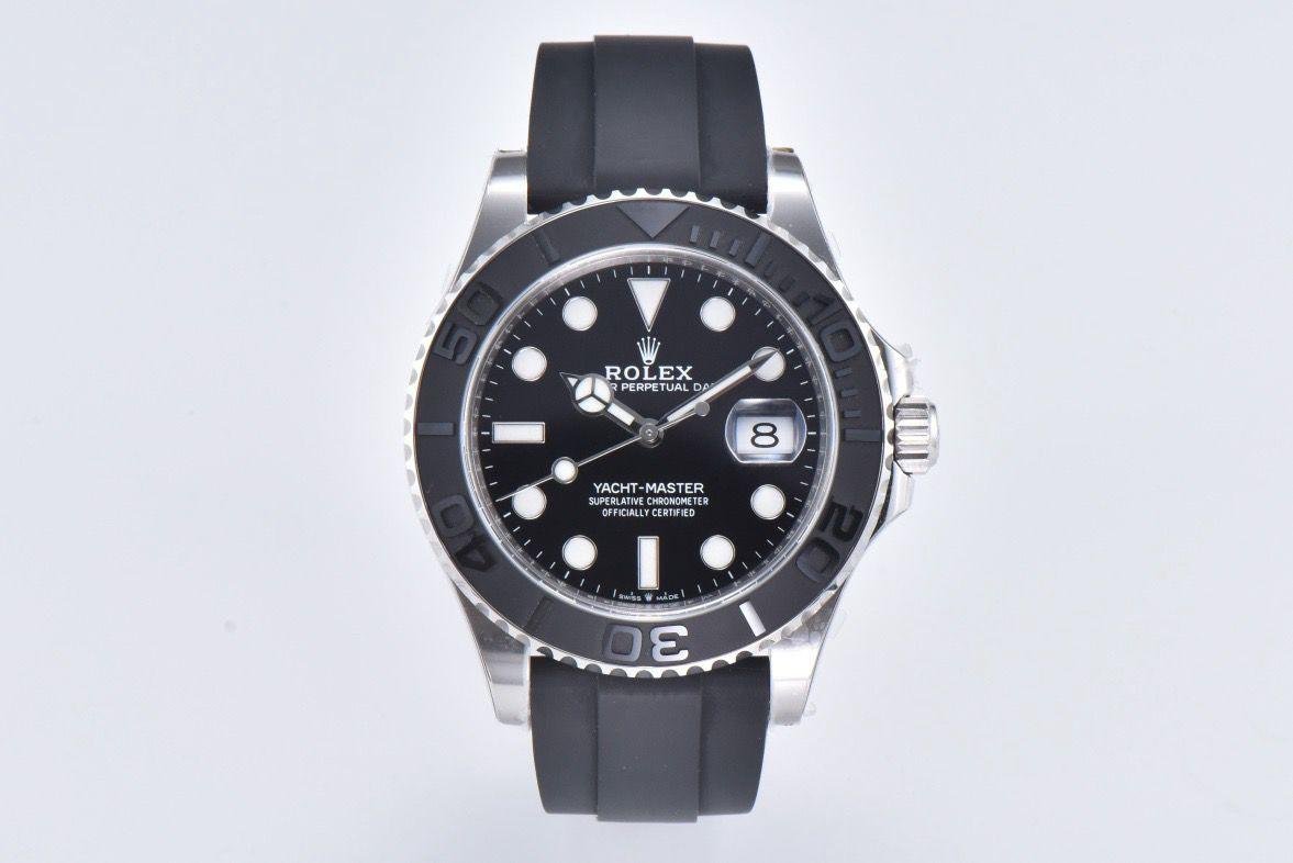 Clean Factory Rolex Yacht-Master 226659-0002 42mm White Gold Rubber Strap Black Dial 1 63191807 ee2e 4ede 8157 f96febceef62 Clean Factory Watch