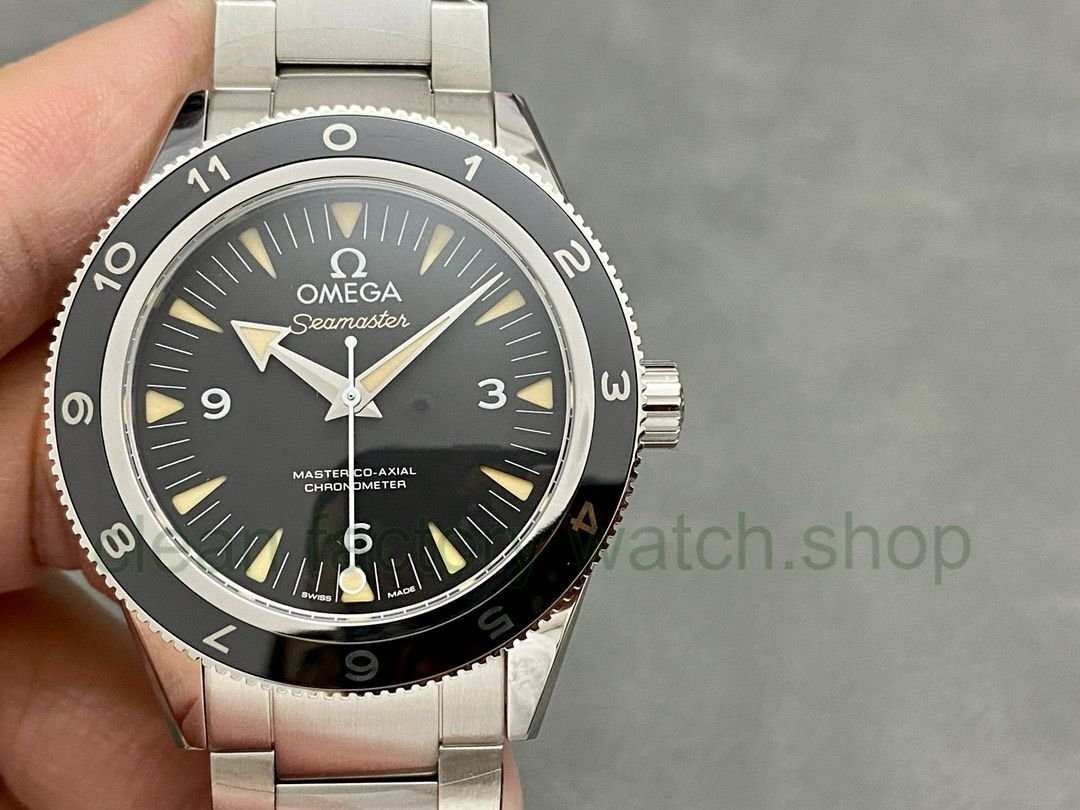 VS Factory Omega Seamaster 300 233.32.41.21.01.001 41mm James Bond Spectre Limited Edition Full Steel Black Dial 1 63b9d0f5 6f53 4ef6 b709 5313cad7ef93 Clean Factory Watch