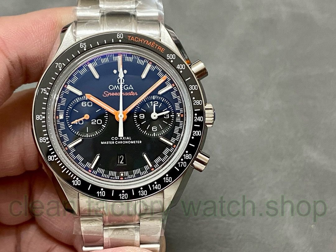 OM Factory Omega Speedmaster Racing 329.30.44.51.01.002 44.25mm Full Steel Black Dial 1 70b30984 6d86 4ff4 9a34 f2ba5a0bfed2 Clean Factory Watch