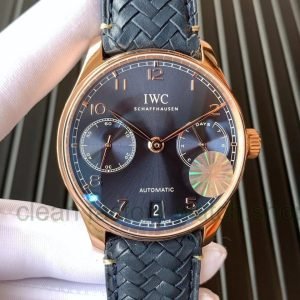 YL Factory IWC Portuguese IW500713 42.3mm Rose Gold Leather Strap Rose Gold Arabic Number Dark Blue Dial 7 9596cf73 fa95 4239 88f9 bb02ebd7c68c Clean Factory Watch