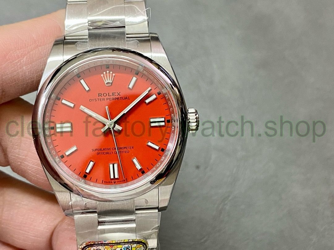 Clean Factory Rolex Oyster Perpetual 124300 41MM Full 904L Red Dial 1 a011e20e 8517 4a33 ad08 63b7a4e6d89f Clean Factory Watch