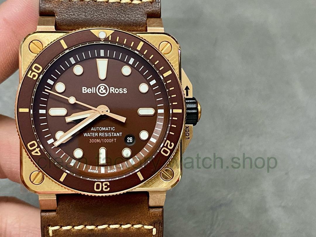 BRF Factory Bell & Ross BR 03 BR0392-D-BR-BR-SCA 42mm Bronze Leather strap Brown Dial 1 a987a37a ab9b 4e2b b63d 64af20cbeef5 Clean Factory Watch