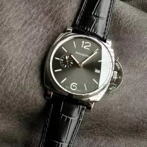 VS Factory Panerai Luminor Due PAM 01250 42mm Steel Leather Strap Black Dial 5 aa1c9f18 2d45 438b 9dc6 87eb3d59512b 1 Clean Factory Watch