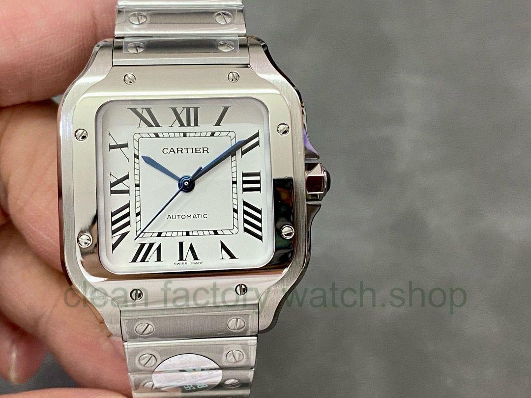 BV Factory Cartier Santos women's WSSA0029 39.8mm Full Steel White Dial 1 aa773e35 3553 4dab ac95 3d8fe0e19e3d Clean Factory Watch