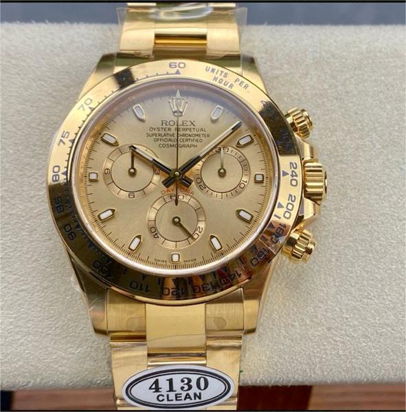 Clean Factory Rolex Daytona 116508-0003 40mm Full Gold, Champagne Dial 1 acb90de6 4d35 4e56 bf9b 31629c77572e Clean Factory Watch