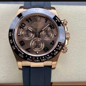 Clean Factory Rolex Daytona 116515LN-0015 40MM Rose Gold Rubber Strap Arabic Number Brown Dial 16 acd00bb2 83b8 4a7a 8c49 f4d875df7b04 Clean Factory Watch