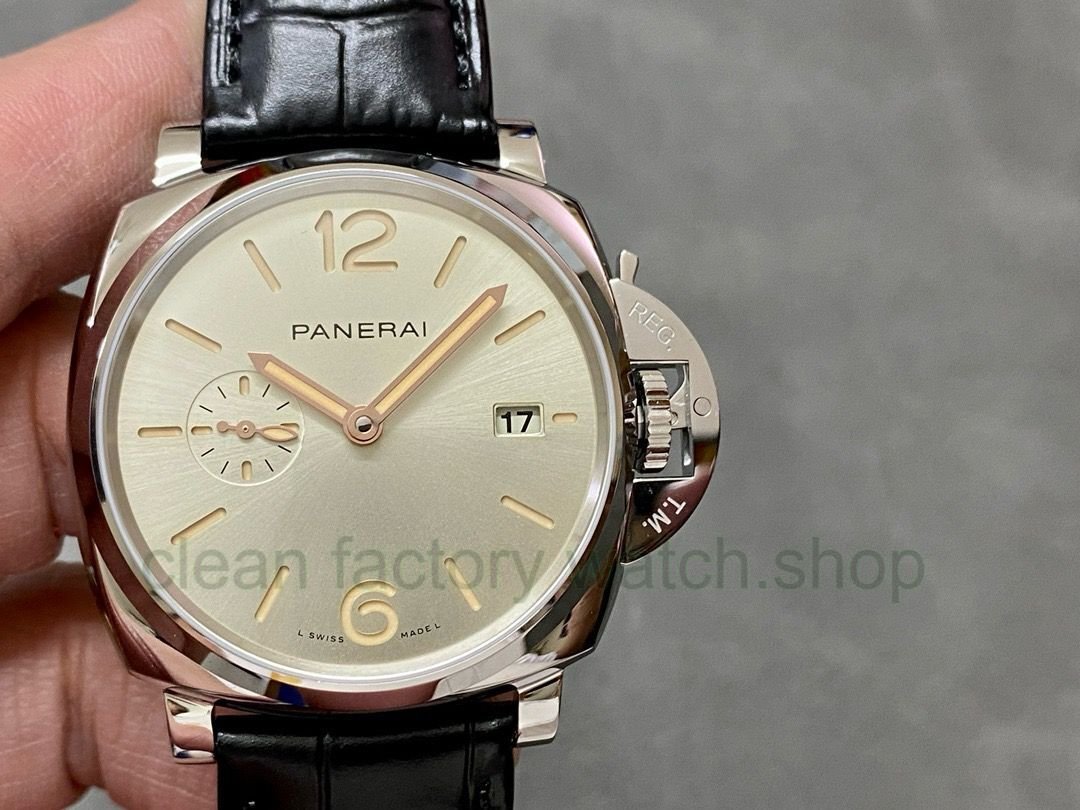 VS Factory Panerai Luminor Due Pam 01249 42mm Steel Leather Strap Champagne Dial 1 ade24396 494f 45ac 9861 52c1724cb1e7 1 Clean Factory Watch
