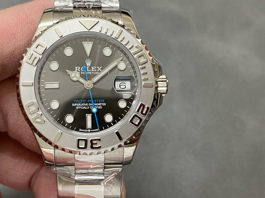 CVS Factory Rolex Yacht-Master 268622-0002 37MM 904L&Platinum Grey Dial 1 c18019de 282f 4aaf aeea 2137377af138 Clean Factory Watch