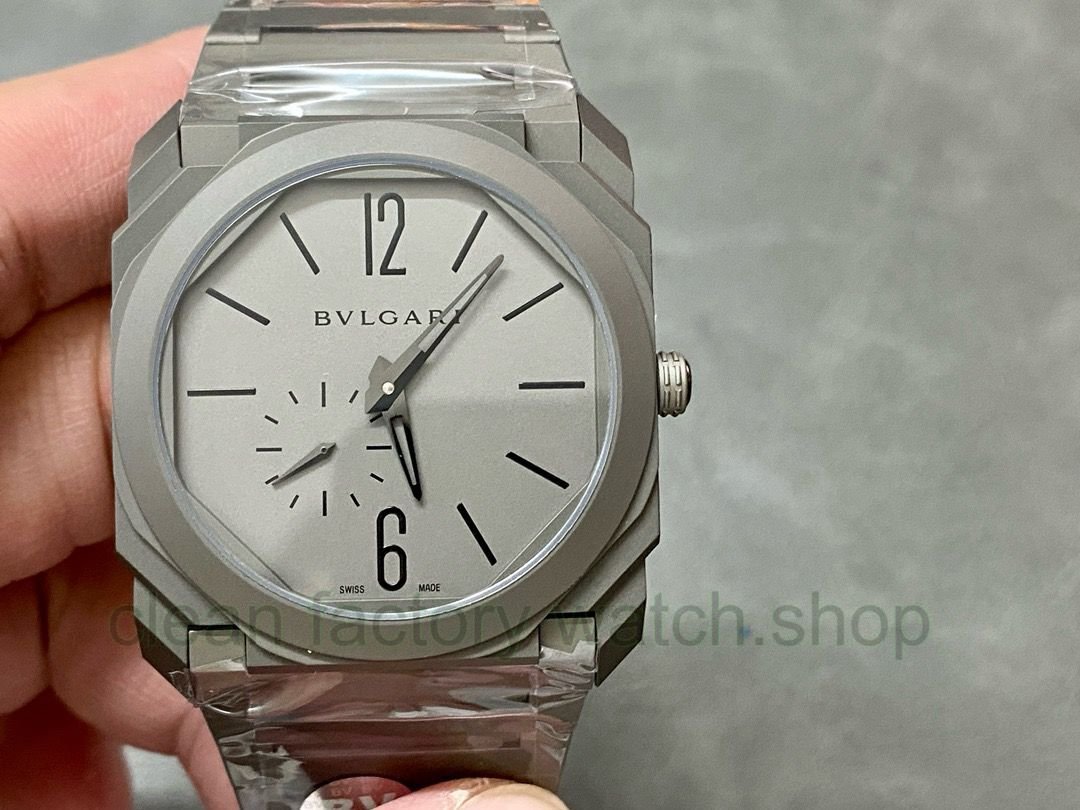 BV Factory Bvlgari Octo Finissimo 103464 40mm Full Dark Grey Steel Grey Dial 1 c7de6113 e0bb 4157 a7b2 7f6a8079f82d Clean Factory Watch