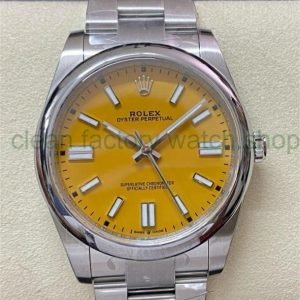 Clean Factory Rolex Oyster Perpetual 124300 41MM Full 904L Yellow Dial 12 da11b0f9 97dd 45f6 a686 b33c01c3d10e Clean Factory Watch