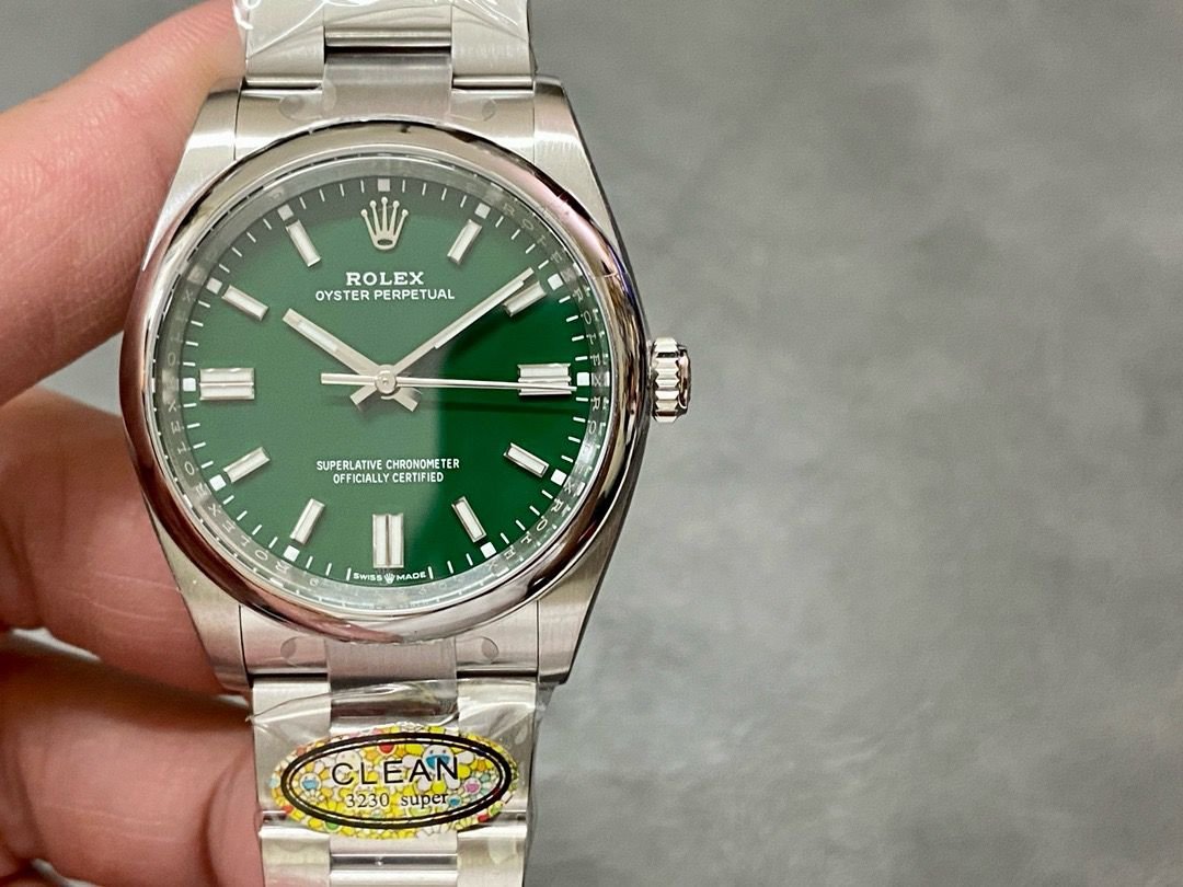 Clean Factory Rolex Oyster Perpetual 124300-0005 41MM Full 904L Green Dial 1 e352d272 4ff7 4c33 988c 2c53a72c22de Clean Factory Watch