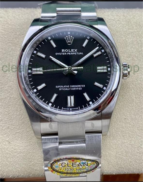 Clean Factory Rolex Oyster Perpetual 126000-0002 36MM Full 904L Black 1 e5ea2786 6fa4 4a41 a53a e48818fa6552 Clean Factory Watch