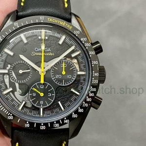 TW Factory Omega Speedmaster Dark Side Of The Moon Apollo 8 311.92.44.30.01.001 44.25mm Ceramic Leather Strap Black Dial 5 e8c59b86 61d8 4f63 9efa cac4429e364e Clean Factory Watch