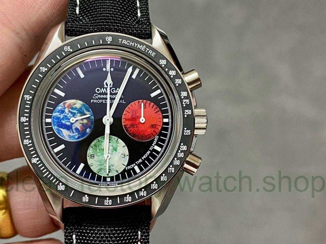 OM Factory Omega Speedmaster Professional Moonwatch 3577.50.00 Moon To Mars 42mm Full Steel Black Dial 1 f6a86d80 5217 4919 82a9 6f49eeb9fb75 Clean Factory Watch