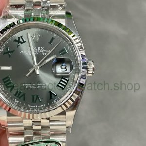 Clean Factory Rolex Datejust 126234-0045 36MM Full 904L Grey Roman Number Grey Dial Jubilee 4 f7bfb095 155f 4516 ae4b 90e07373ff83 Clean Factory Watch