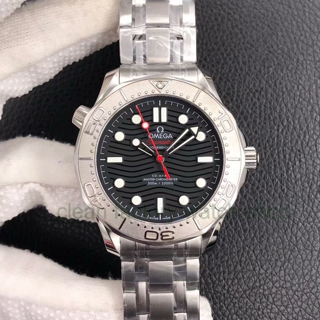 VS Factory Omega Seamaster Diver 300 M 210.30.42.20.01.002 42mm Full Steel Black Dial 1 f8a27494 cde0 4f39 8a56 7191a2de4e4d Clean Factory Watch