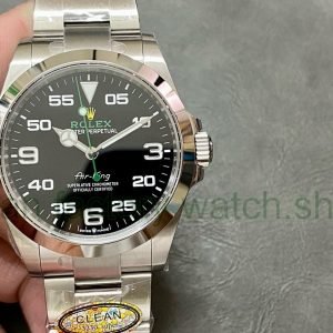 Clean Factory Rolex Air King 126900 40MM Full 904L Black Dial 10 ff7d2e4c 0981 4a6a 846f f434ffb3c7ea Clean Factory Watch