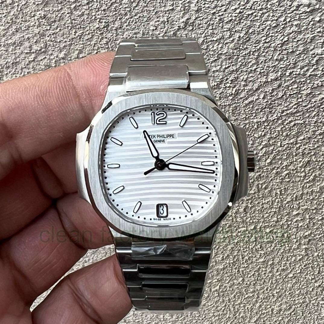 3K Factory Patek Philippe Nautilus 35.2mm 7118-1A-010 White Dial 1 ffb69076 9ba4 4764 8acb 5a6c39d53c4b Clean Factory Watch
