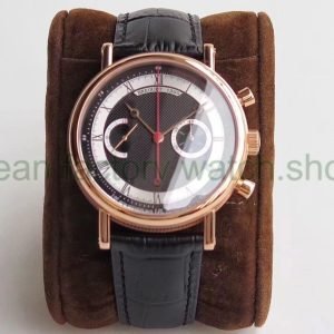 TW Factory Breguet Classique 5287BR/92/9ZU 42.5mm Rose Gold Leather Strap Black Dial 9 00f5890c a637 4bd9 9088 b9800a079a68 Clean Factory Watch