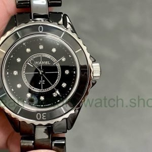 TW Factory Chanel J12 H9742 33mm Full Black Ceramic, Arabic Numerals Black Dial 9 0e169439 8001 4598 ad1c bef36710d25f Clean Factory Watch