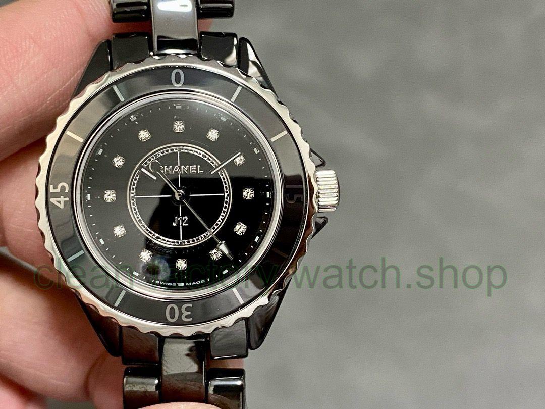 TW Factory Chanel J12 H9742 33mm Full Black Ceramic, Arabic Numerals Black Dial 1 0e169439 8001 4598 ad1c bef36710d25f Clean Factory Watch