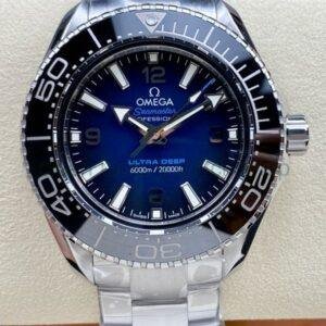 SBF Factory Omega Seamaster Ultra Deep 6000M 215.30.46.21.03.001 45.5mm Full Steel Blue Dial