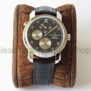 K11 Factory Vacheron Constantin Malte 42005 40mm Steel Leather Strap Roman Numerals Black Dial 4 161198c3 f050 4c8f acc7 db2087e196bd Clean Factory Watch