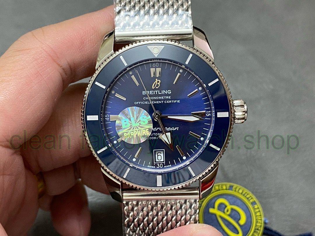 BLS Factory Breitling Superocean Heritage 42 UB2010161C1A1 42mm Full Steel Blue Dial 1 1de98cf2 5c82 40ac 9158 994b831cac08 Clean Factory Watch