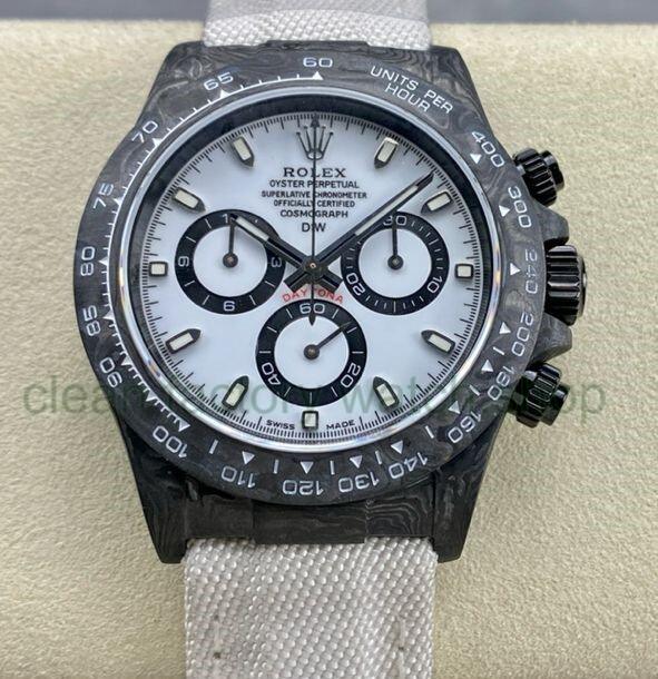 DIW Factory Rolex Daytona 116500 Limited Edition 40mm Carbon Fiber Artificial Fiber Woven Strap White Dial 1 1e084003 bb08 4658 9e21 7d01802e8536 Clean Factory Watch