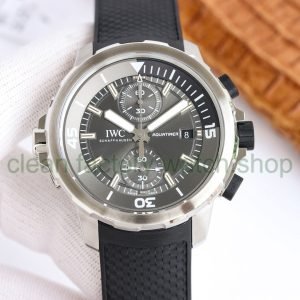 N1 Factory IWC Aquatimer Chronograph IW376803 44mm Steel Rubber Strap Black Dial 2 204eeb54 5634 461f a05c 6a84599c2b15 Clean Factory Watch