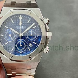 BF Factory Audemars Piguet Royal Oak Chronograph 26320ST.00.1220ST.03 41mm Full Steel Blue Dial 4 285f9483 22b2 44f2 a088 175625421423 Clean Factory Watch