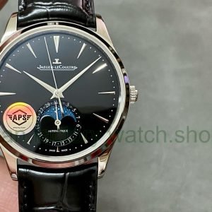 APS Factory Jaeger-LeCoultre Moon Phase Master Q1368471 39mm Steel Leather Strap Black Dial 5 28d6a4bf a87e 43c8 839e ac668145b0f2 Clean Factory Watch