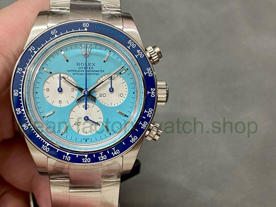 AMG Factory Rolex Daytona Panda Limited Edition 40mm Full Steel Blue Dial