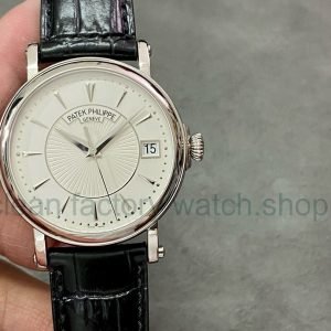 ZF Factory Patek Philippe Calatrava 5153G-010 38mm White Gold Leather Strap Silver Dial 8 2f00dcb8 8b60 4e43 b3d5 0ace541ce9df Clean Factory Watch