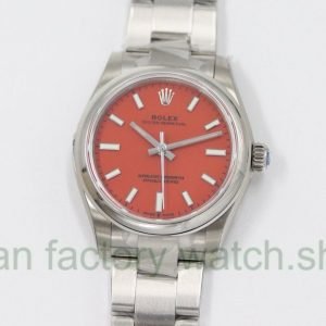 EW Factory Rolex Oyster Perpetual 31 277200-0008 31mm Full 904L Red Dial 14 36801824 d926 4281 84c5 665b4db1e913 Clean Factory Watch