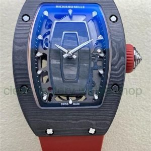 G+ Factory Richard Mille RM07 31.4mm Titanium&Carbon Fiber Red Rubber Strap Skeletonized Dial 4 39e2d35b fb15 4920 b7ce 957c9da623c2 Clean Factory Watch