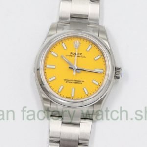 EW Factory Rolex Oyster Perpetual 31 277200-0005 31mm Full 904L Yellow Dial 8 43ef53ee ab77 46a0 a655 0fb7e7c18e98 Clean Factory Watch