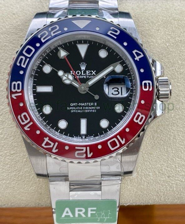 ARF Factory Pepsi Rolex GMT-Master II 126710BLRO-0002 40mm Full 904L Black Dial 1 4546f989 7509 49e7 889c 514a420df1f7 Clean Factory Watch