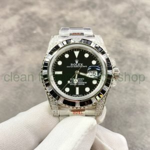 ROF Factory Rolex Submariner Date 116659SABR 40mm Diamond Bezel Full 904L Black Dial 12 46eea04b 563b 427a 9ff0 0fb7a1581012 Clean Factory Watch