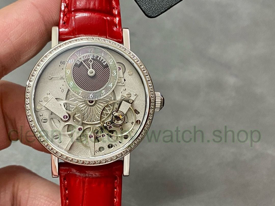ZF Factory Breguet Tradition 7038BB/1T/9V6/D00D 37mm White Gold Leather Strap Skeletonized Dial 1 4d3c757b dfff 4eae 8f28 cbf007ac3b20 Clean Factory Watch