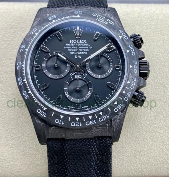 DIW Factory Rolex Daytona 116500 Limited Edition 40mm Carbon Fiber Artificial Fiber Woven Strap Black Dial 1 4d47ec40 47b2 4fe7 85e3 2ead0889a717 Clean Factory Watch